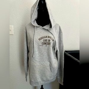 Morgan Wallen Live In Concert Sweater Hoodie Pullover unisex size S Grey